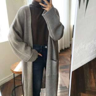 ゆったり ルーズフィット ボリューム袖 着回し カーディガン