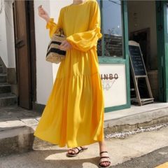 海外トレンドのフレアワンピで大人可愛く休日コーデ♪