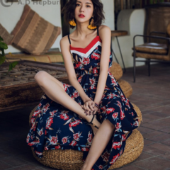 1着あるといいかも？爽やかなリゾートワンピース♪