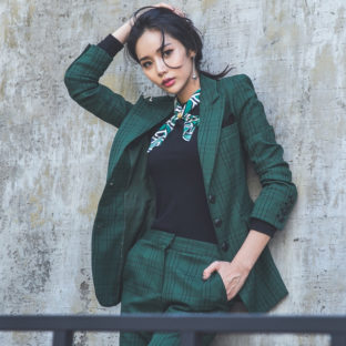 ハンサム クール ジャケットとパンツのセット チェック