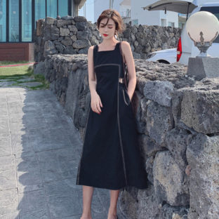 ワンピース サマードレス カットアウト ウエスト カジュアル