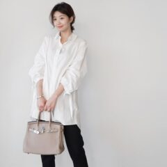 そろそろ準備しておくと便利かも？ボリューミーなホワイトシャツ