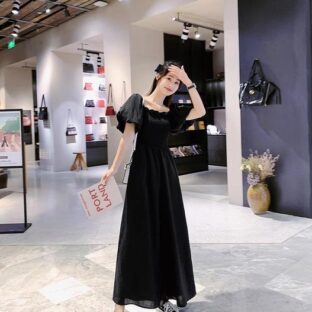 ハイエンドジャンプスーツ パフスリーブ