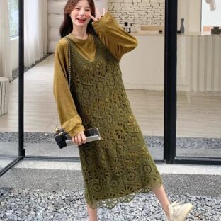 サスペンダースーツスカート2点セット