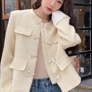 中国風の黄色の小さな香りのよいジャケット