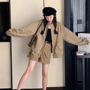 カーディガンジャケット　レトロニッチデザイン